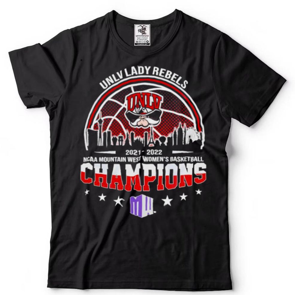 UNLV Lady Rebels 2022 NCAA Mountain West Womens Basketball Champions Shirt