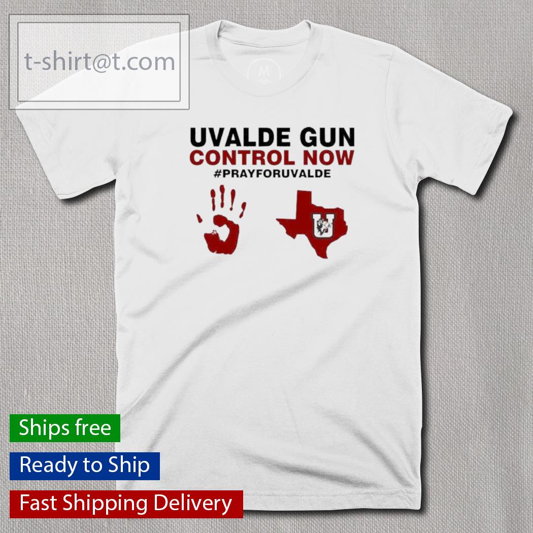 Uvalde Gun Control Now Pray For Uvalde Hand And Texas Shirt