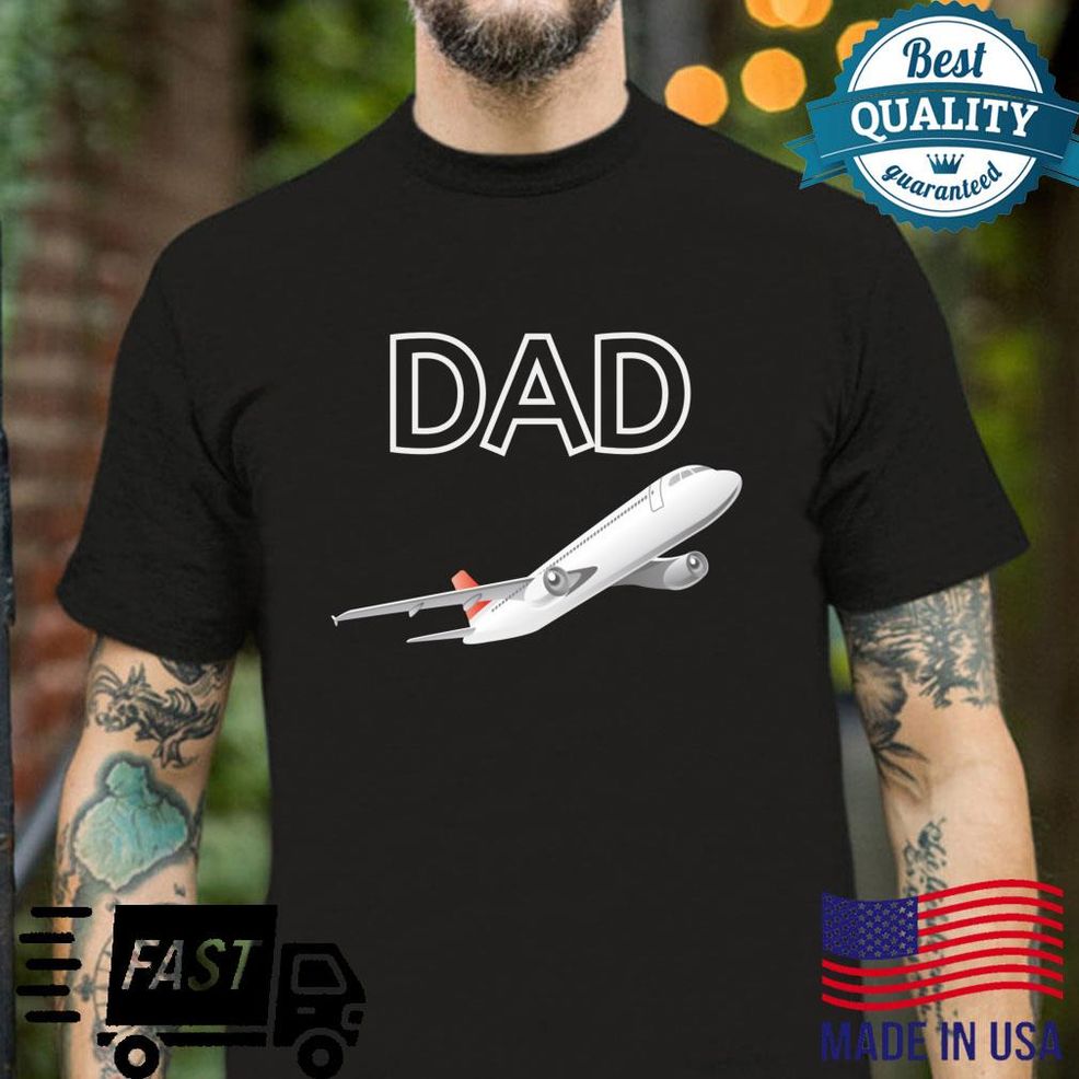 Vatertag Pilot Dad Flugzeug Flugzeug Shirt