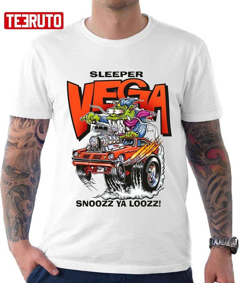 Vega Chevy Funky Design Unisex T Shirt