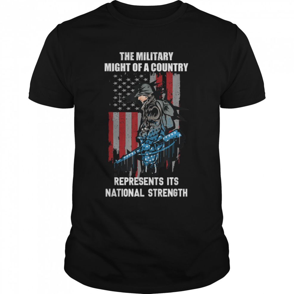 Veteran U.S. Flag National Strength T Shirt B09ZNS1KHF