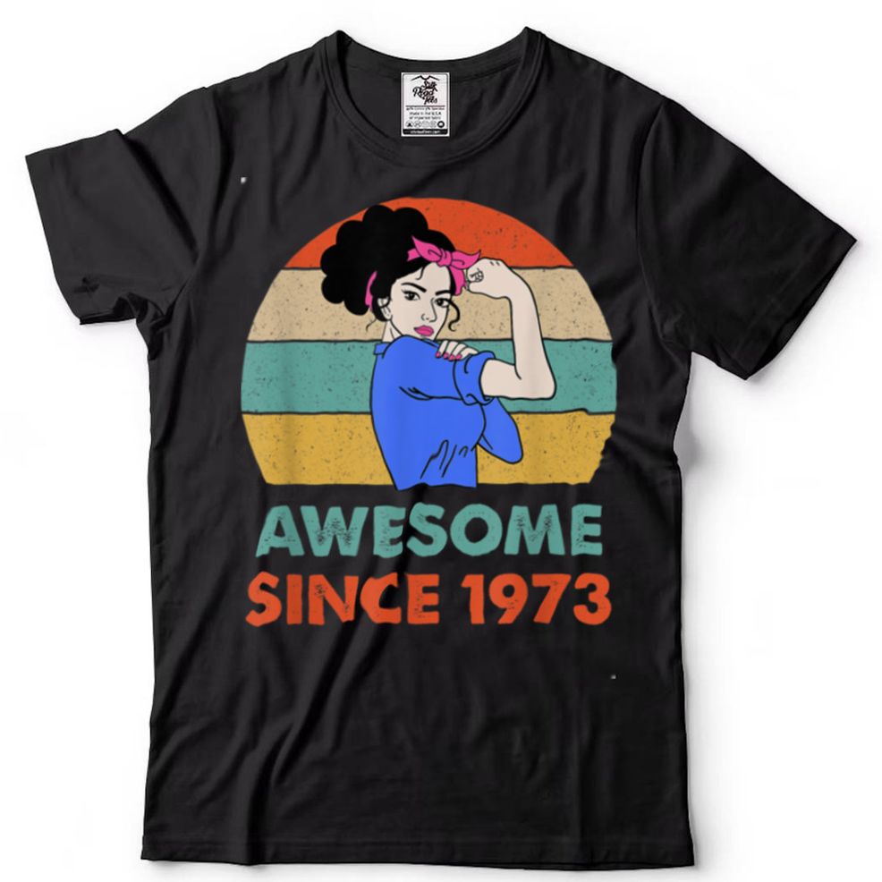 Vintage 1973 Birthday Gift Women 49 Year 49th Birthday T Shirt