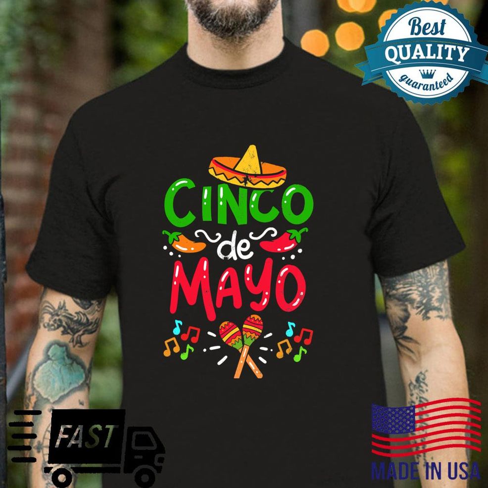 Vintage Cinco De Mayo Mexico Shirt