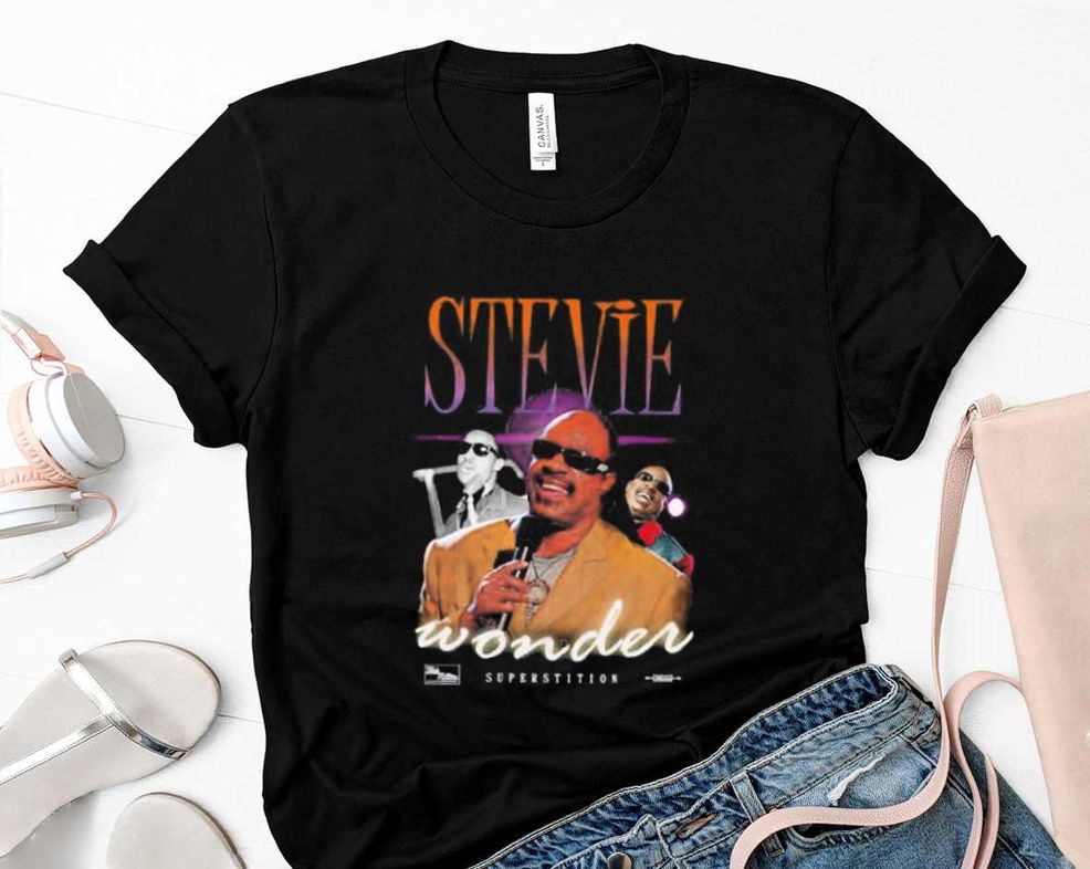 Vintage Collage Stevie Wonder Shirt