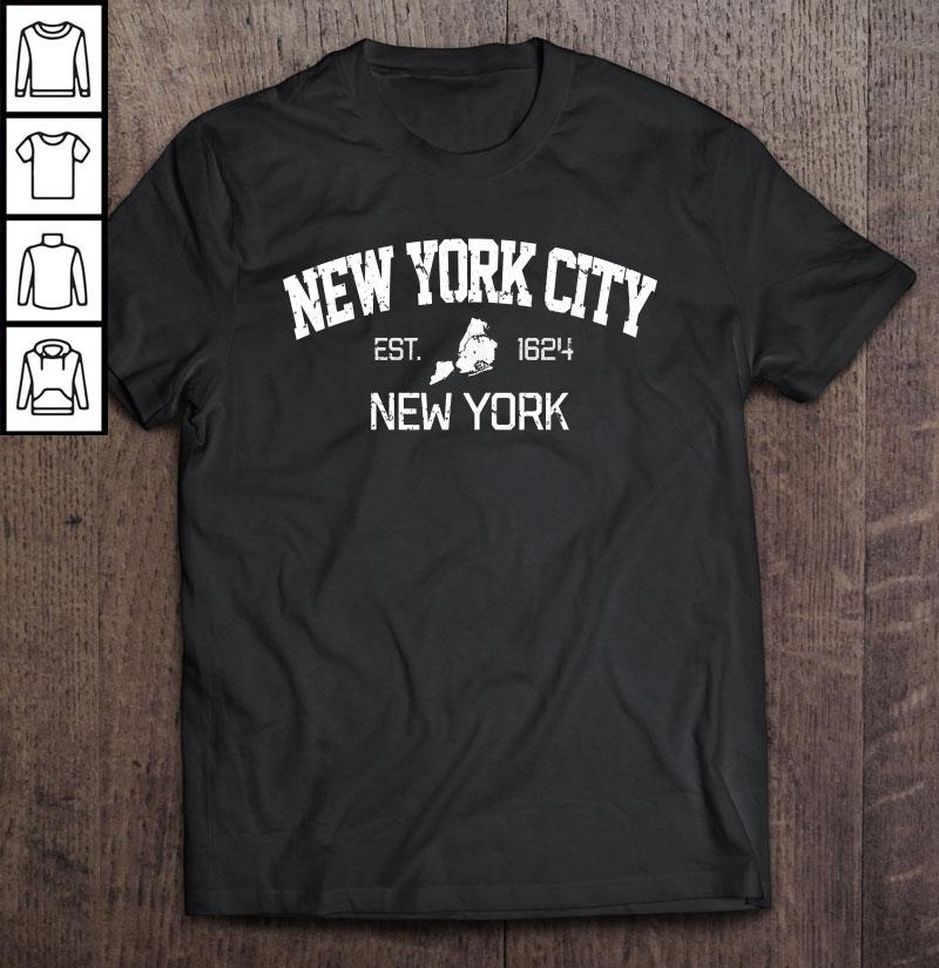 Vintage New York City Est 1624 Souvenir Tee T Shirt