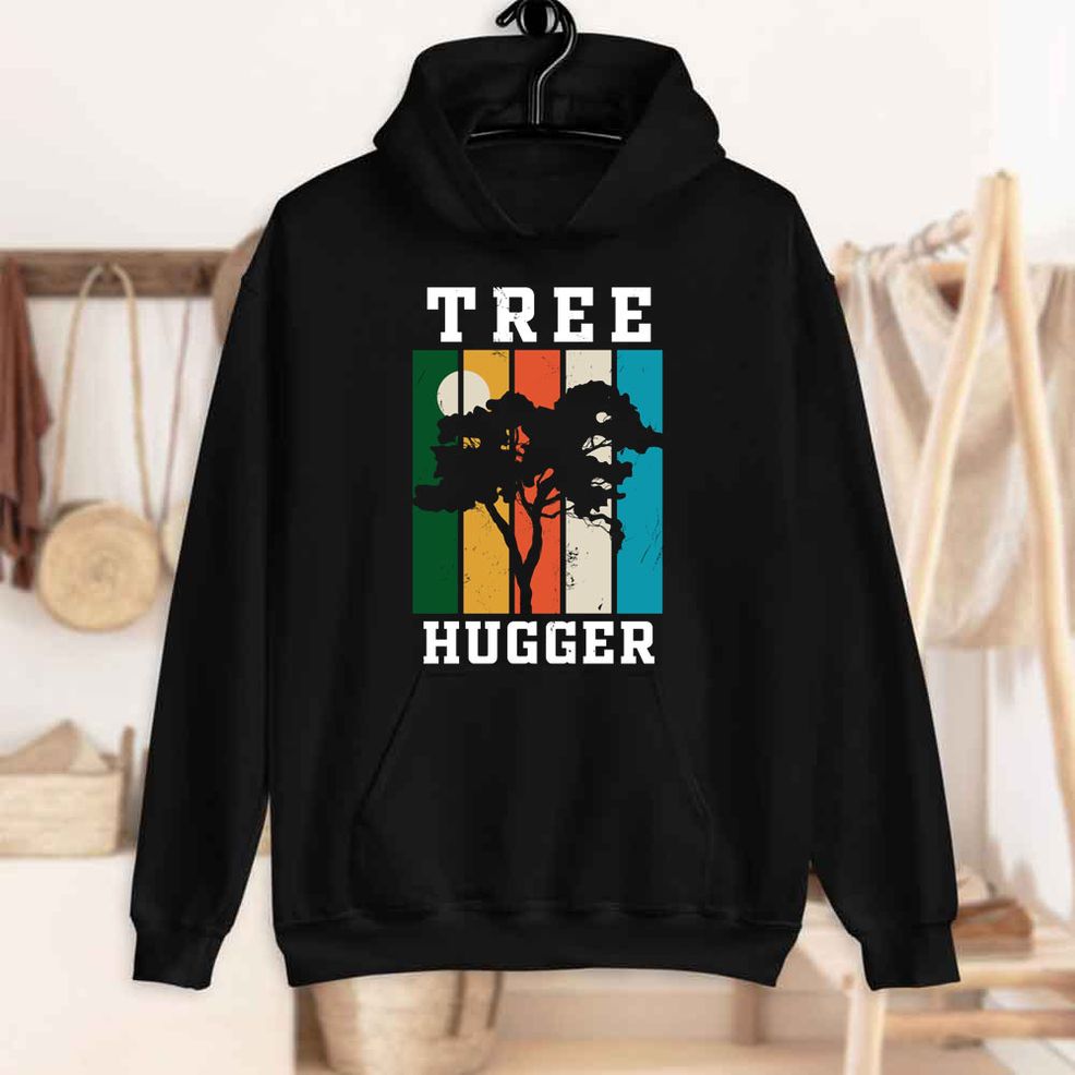 Vintage Tree Hugger Unisex Hoodie
