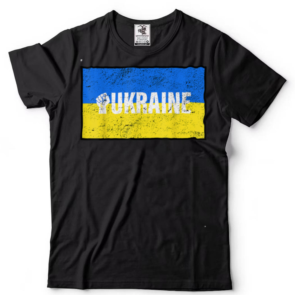 Vintage Ukraine Ukrainian Flag Pride T Shirt B09VR5V75S