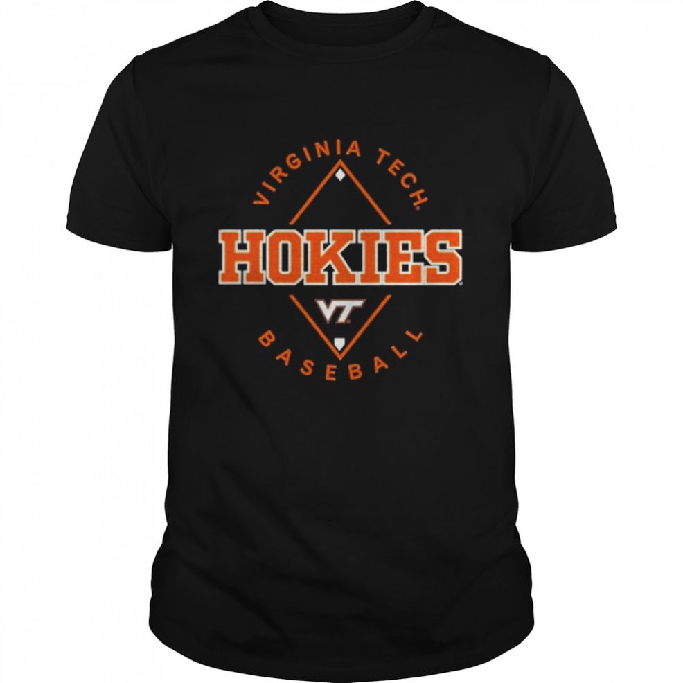Virginia Tech Hokies Colosseum Baseball On Deck 2 Hit T Shirt