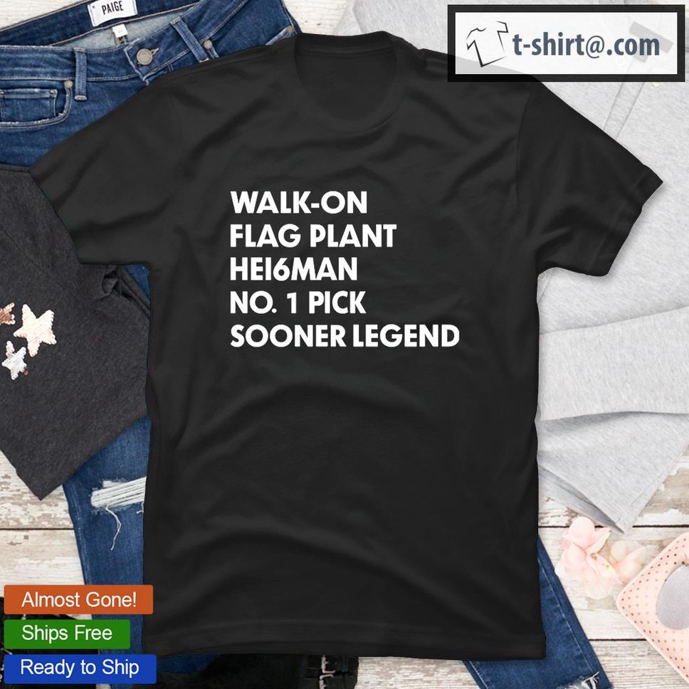 Walk On Flag Plant Hei6man No 1 Pick T Shirt