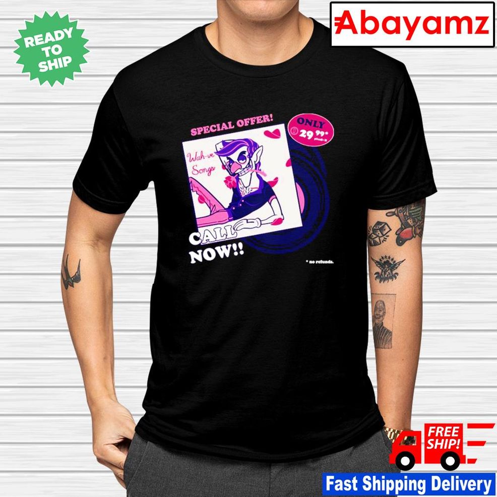 Waluigi Wah Ve Songs Special Offer Call Now Shirt