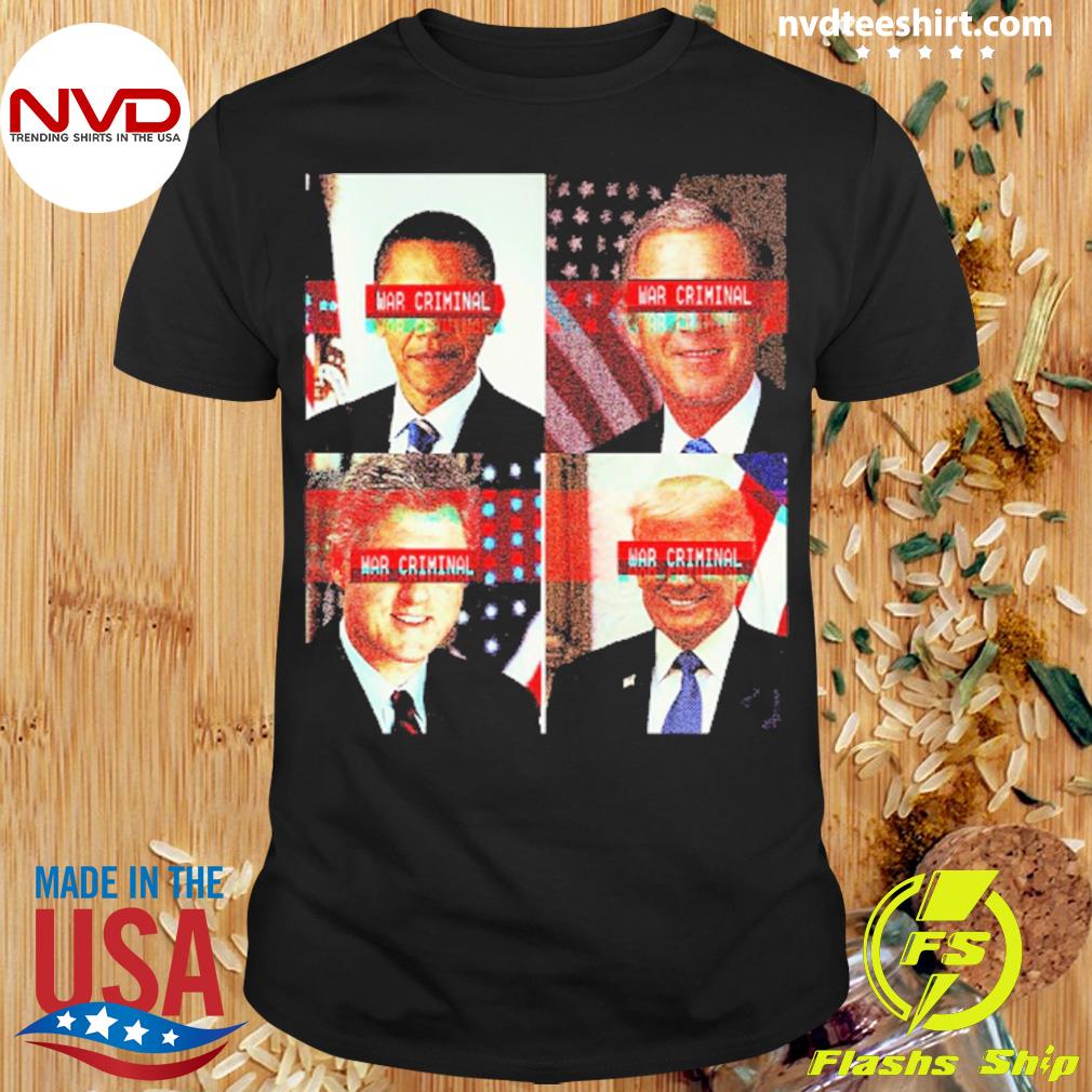 War Criminal Presidential Shirt