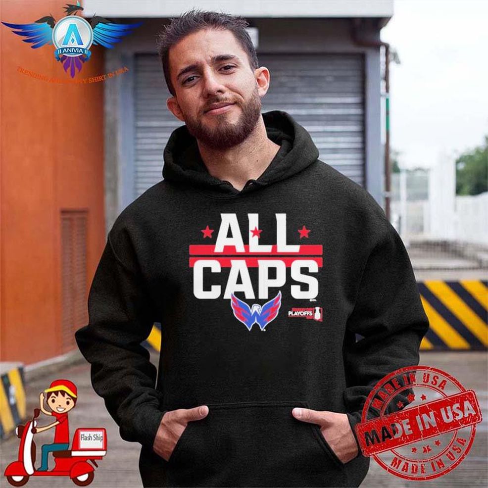 Washington Capitals 2022 Stanley Cup Playoffs All Caps Shirt