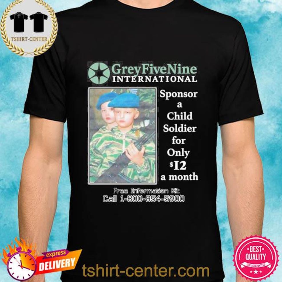Wetto Suicidechrist G59 Sponsor A Child Soldier For Only 12 A Month Shirt