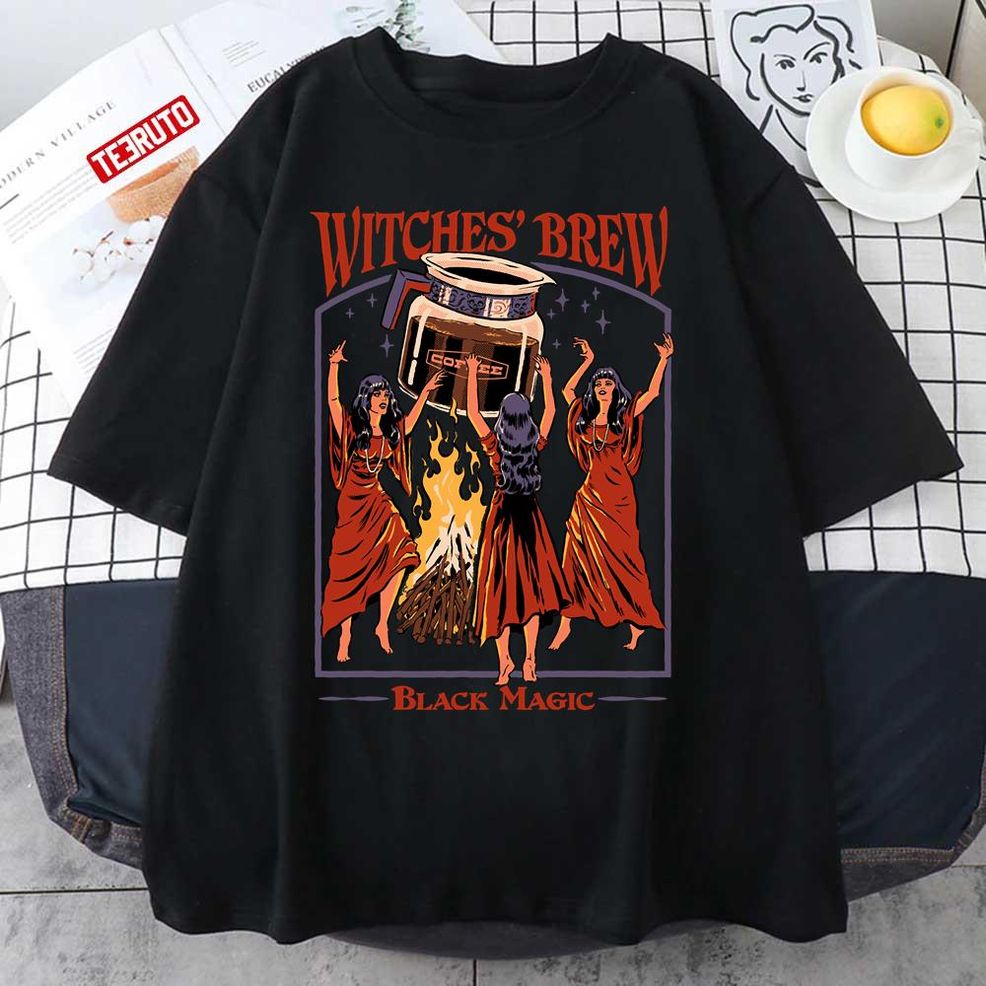 Witches' Brew Black Magic Funny Vintage Art Unisex T Shirt