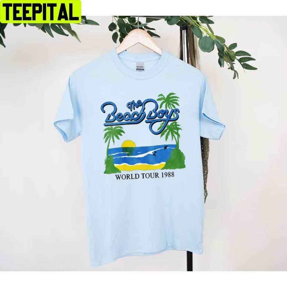 World Tour 1988 The Beach Boys Unisex T Shirt