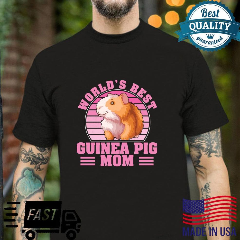 World's Best Mom Furry Potato For Guinea Pig Pet Shirt