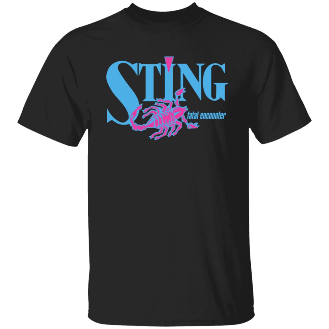 Wrassle Shop Sting Fatal Encounter Shirt WCW Worldwide