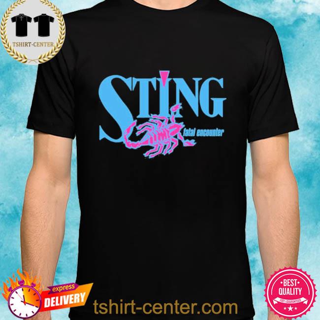 Wrassle Shop Sting Fatal Encounter WCW Worldwide Shirt