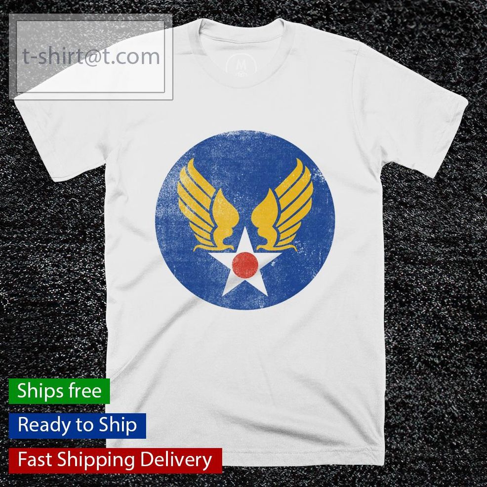 Wwii Airforce Roundel Men’s Garment Dyed Heavyweight Shirt