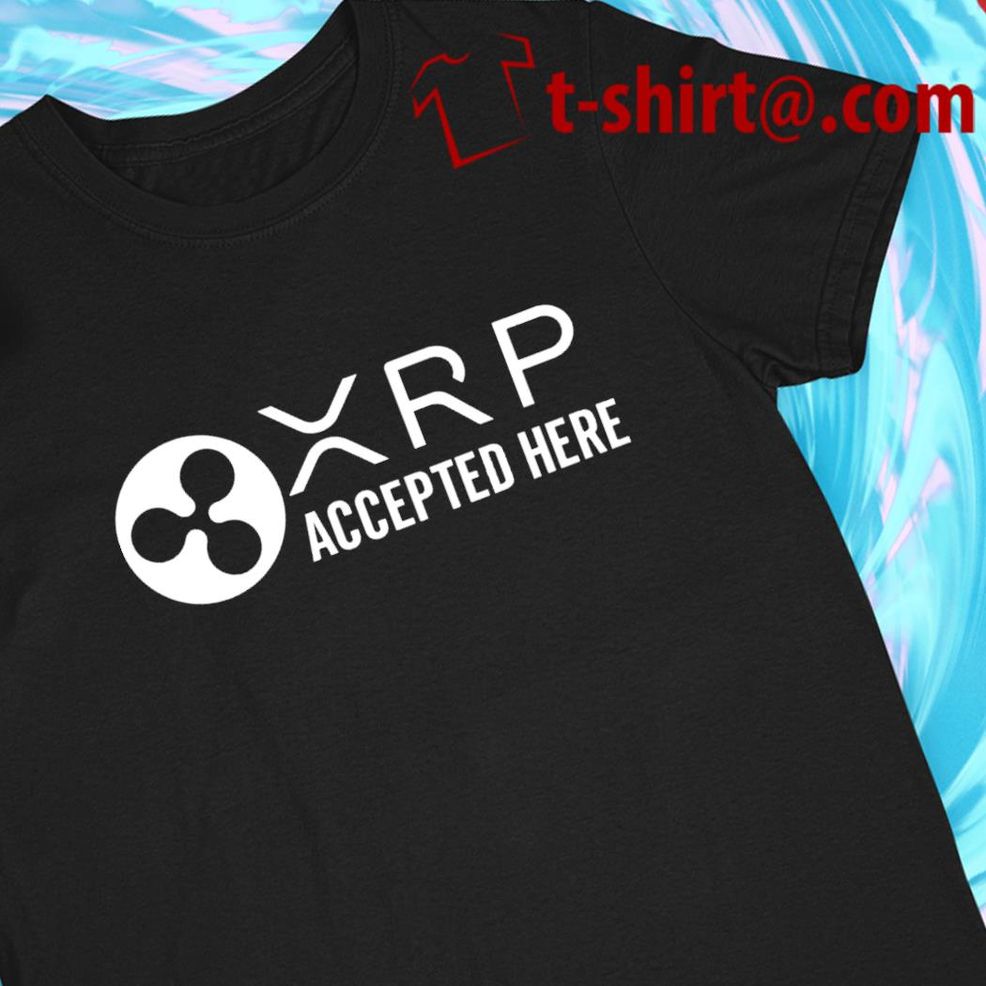 Xrp Accepted Here Logo T Shirt