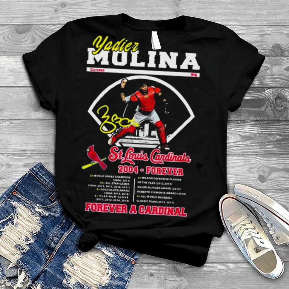 Yadier Molina St. Louis Cardinals 2004 – Forever T Shirt
