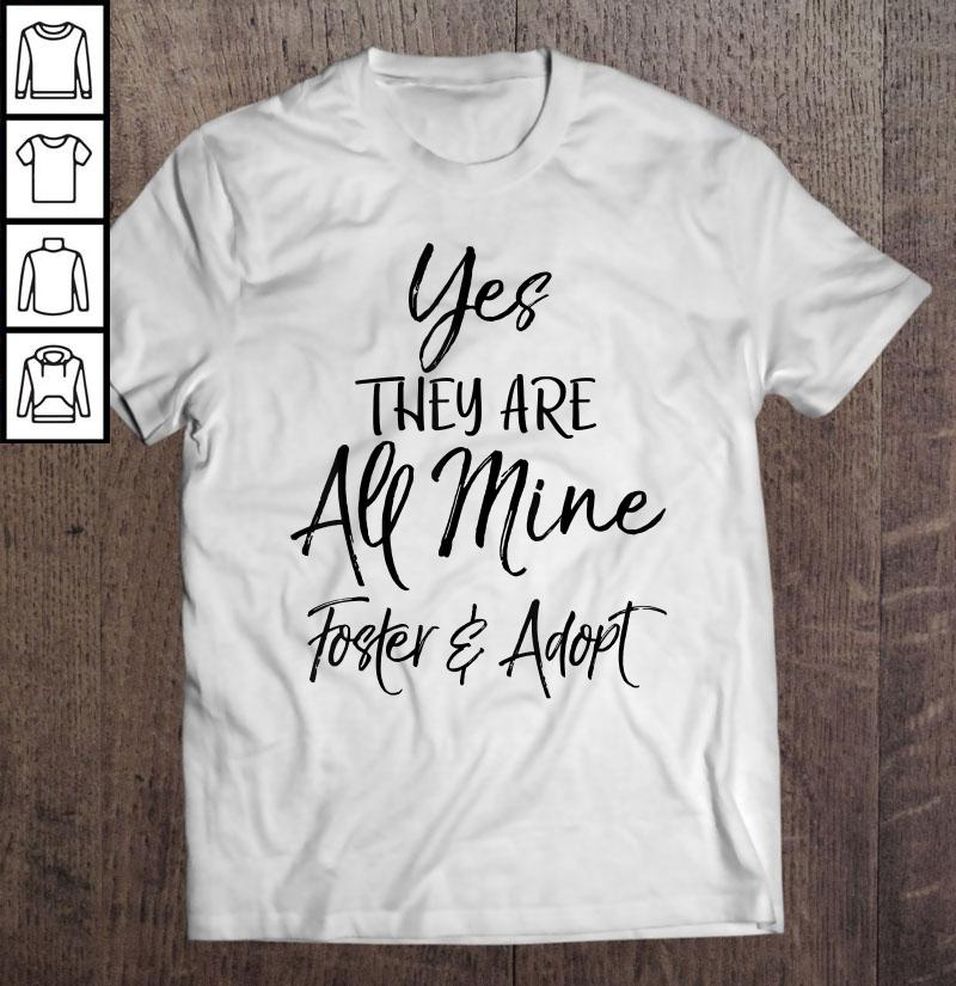 Yes They Are All Mine Shirt Vintage Foster And Adopt Tee V Neck T Shirt