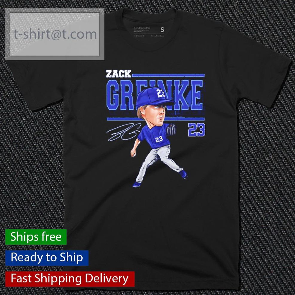 Zack Greinke Kansas City Football Signatures Shirt