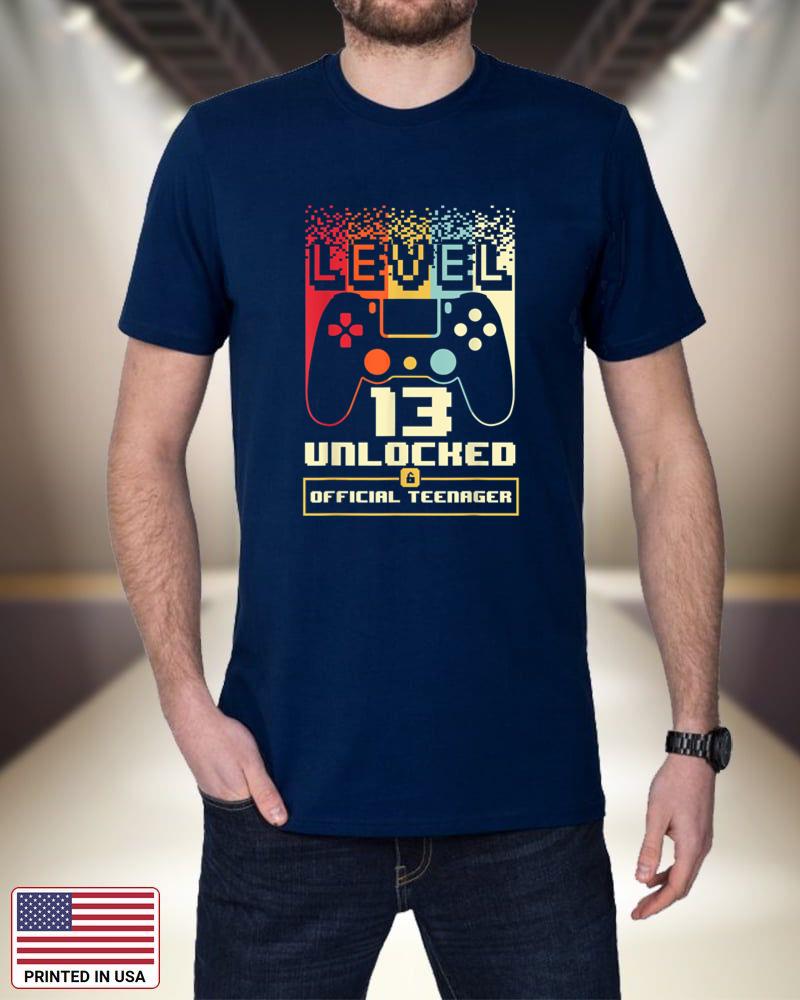 13th Birthday Gift Boys Level 13 Unlocked Official Teenager OUU9v