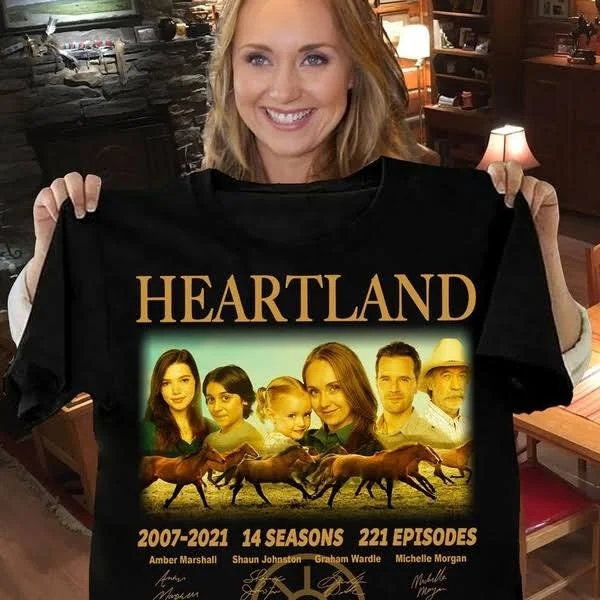 14 Years 2007 2021 Heartland Thank You for The Memories Signatures Shirt S 5XL