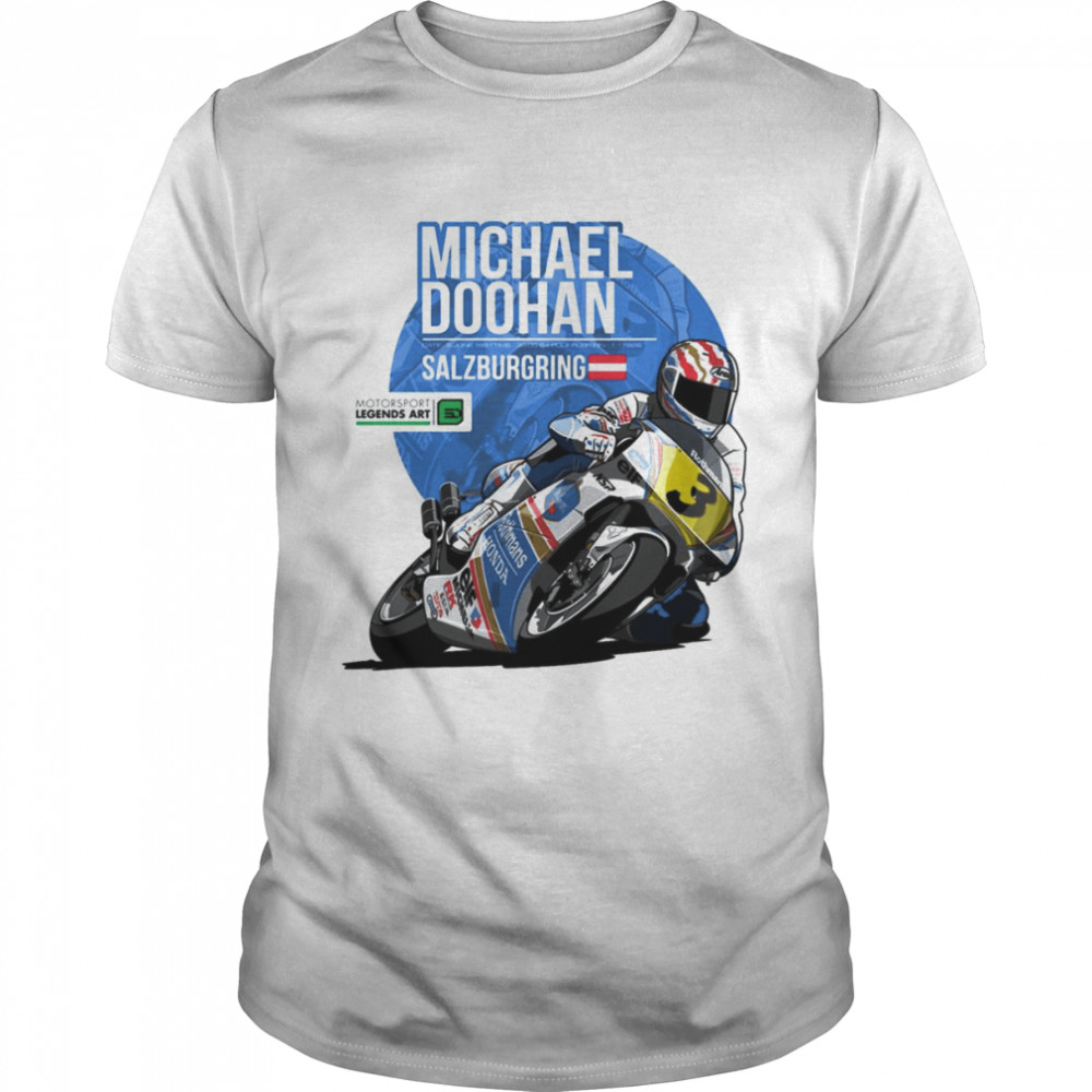 1991 Salzburgring Mick Doohan Motor Racing shirt