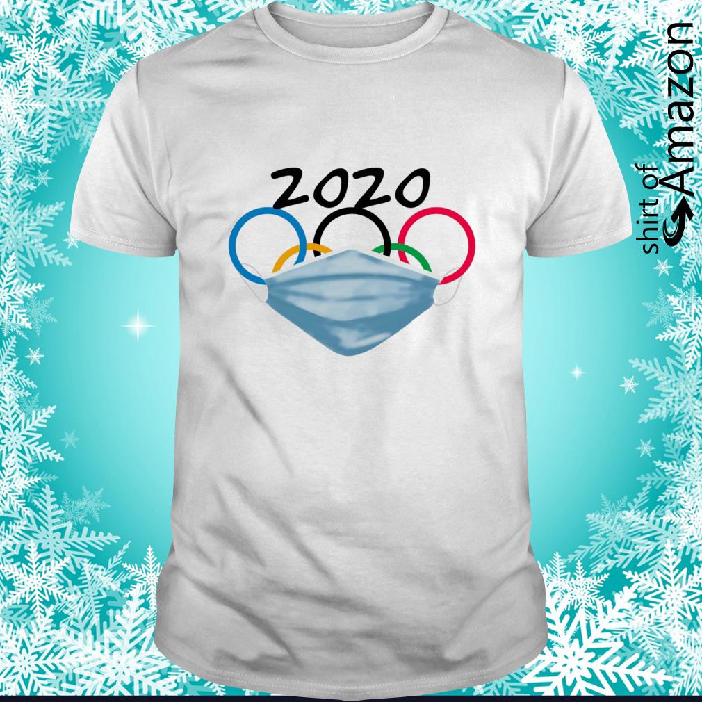 2020 Olympic Rings with mask shirt