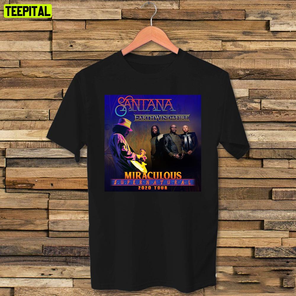 2020 Tour Santana Band Tour Music Unisex T-Shirt