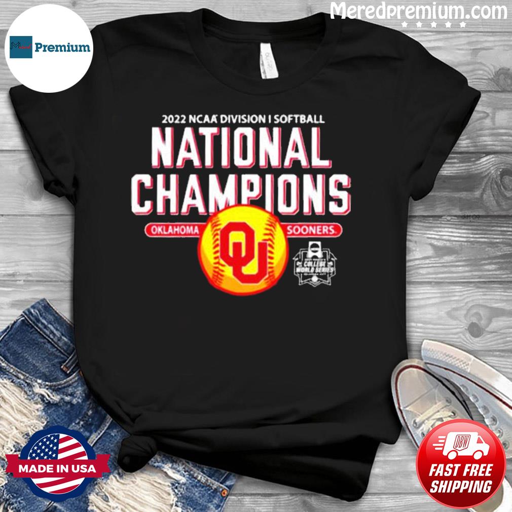 2022 NCAA Division I Softball National Champions Oklahoma Sooners Shirt