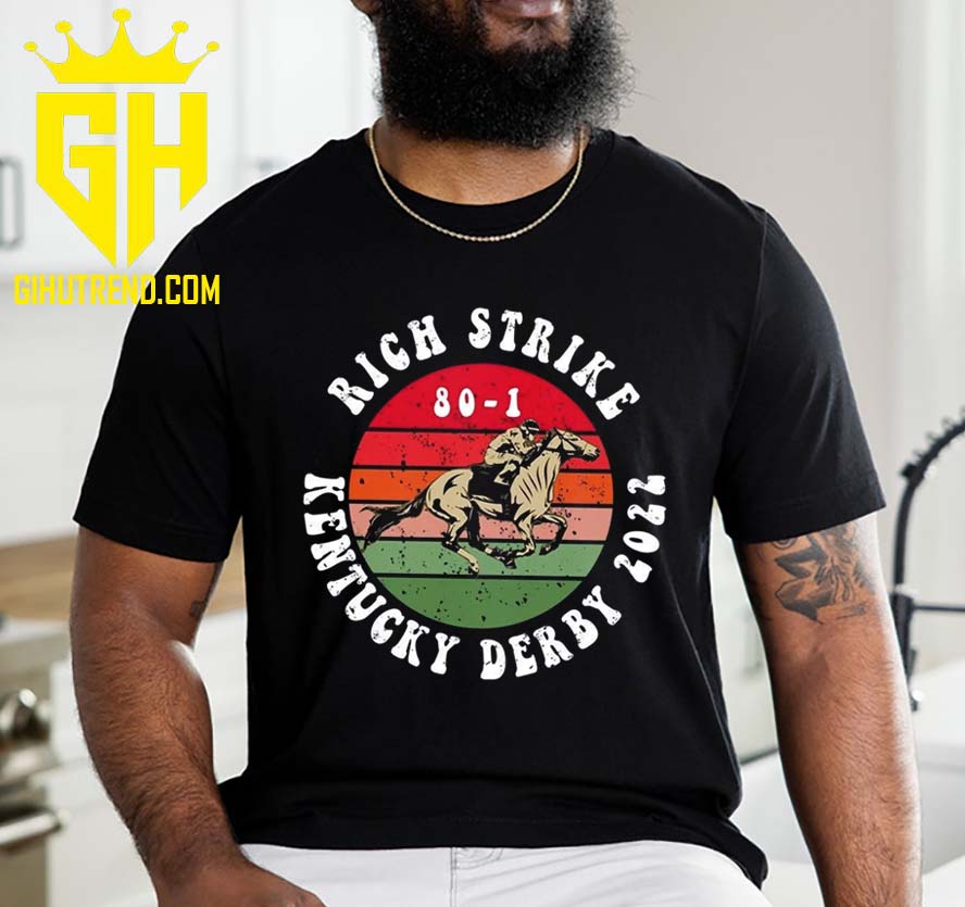 2022 Rich Strike Champions Kentucky Derby Retro Vintage T-Shirt