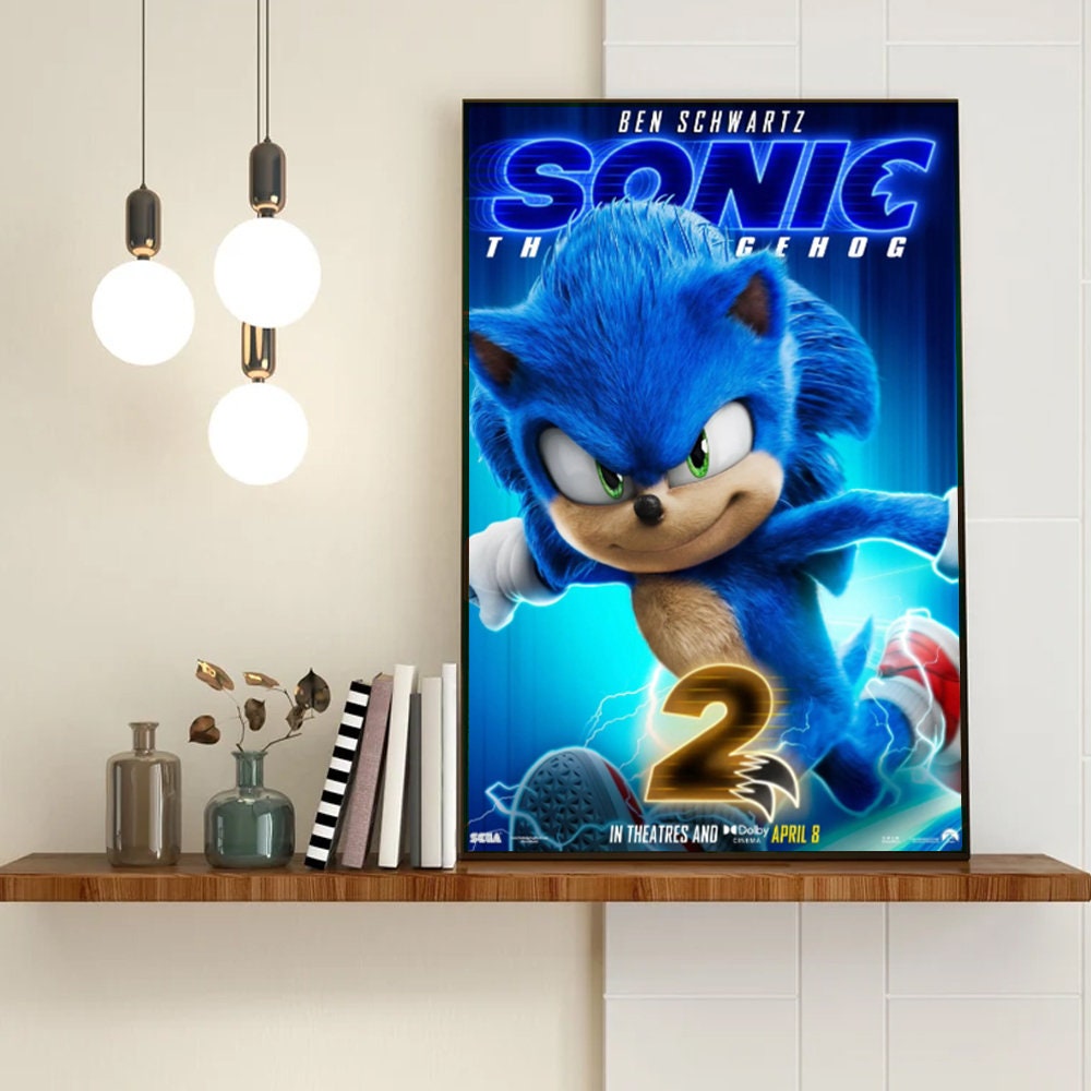 2022 Sonic The Hedgehog 2 Canvas Poster