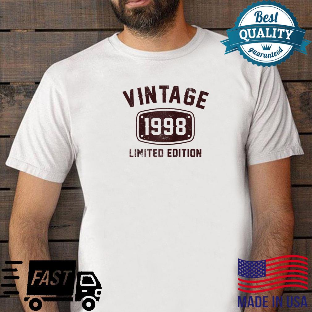 24 Years Old Vintage 1998 Limited Edition 24th Birthday Shirt