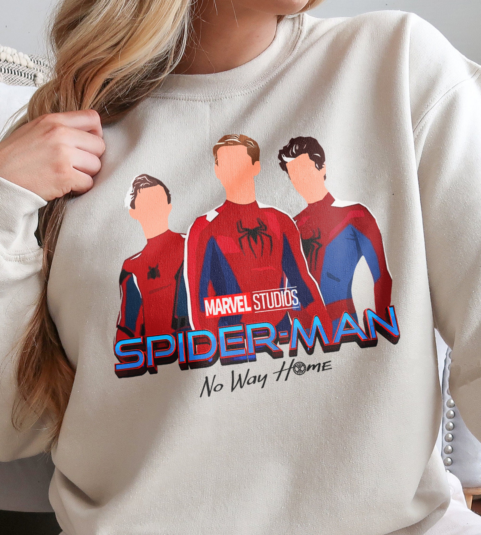 3 Spider Man No Way Home Crewneck Sweatshirt Comfort Colors