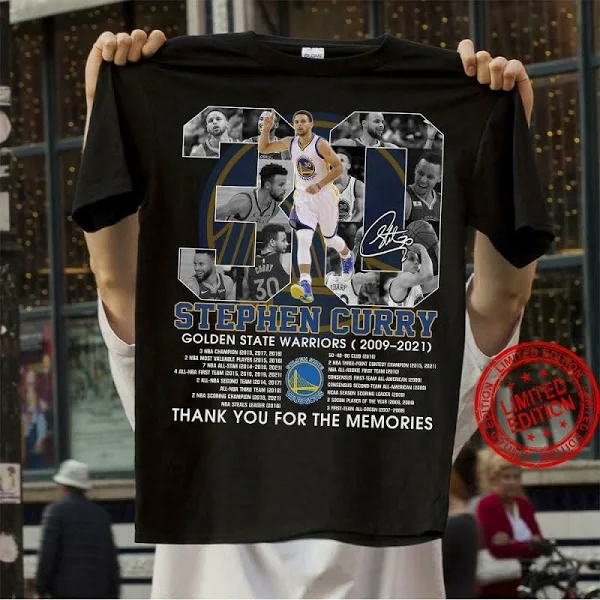 30 Stephen Curry Thank You For The Memories Tshirt Gift Fans T shirt