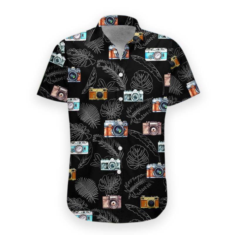 3D Camera Hawaii Shirt