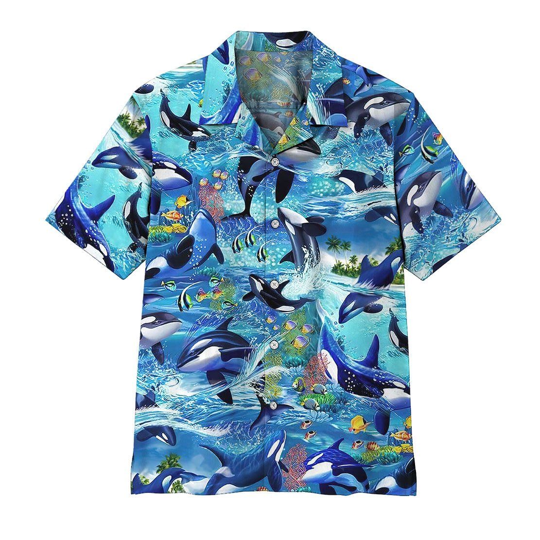 3D Dolphins Hawaii Shirt