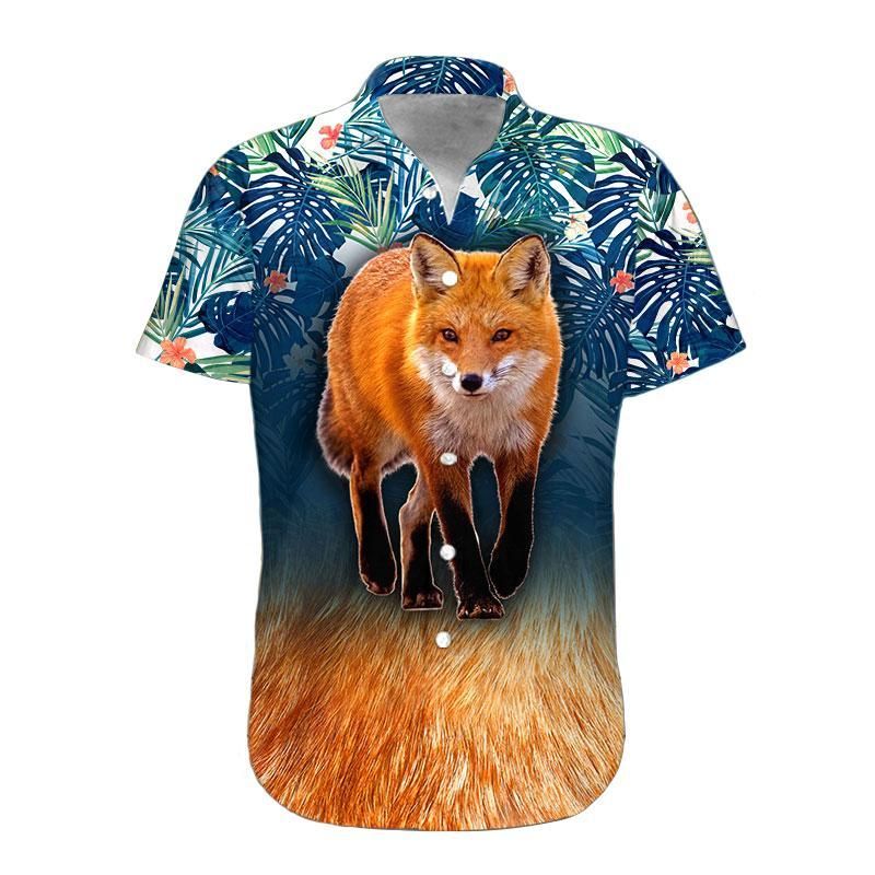 3D Fox Hawaii Shirt