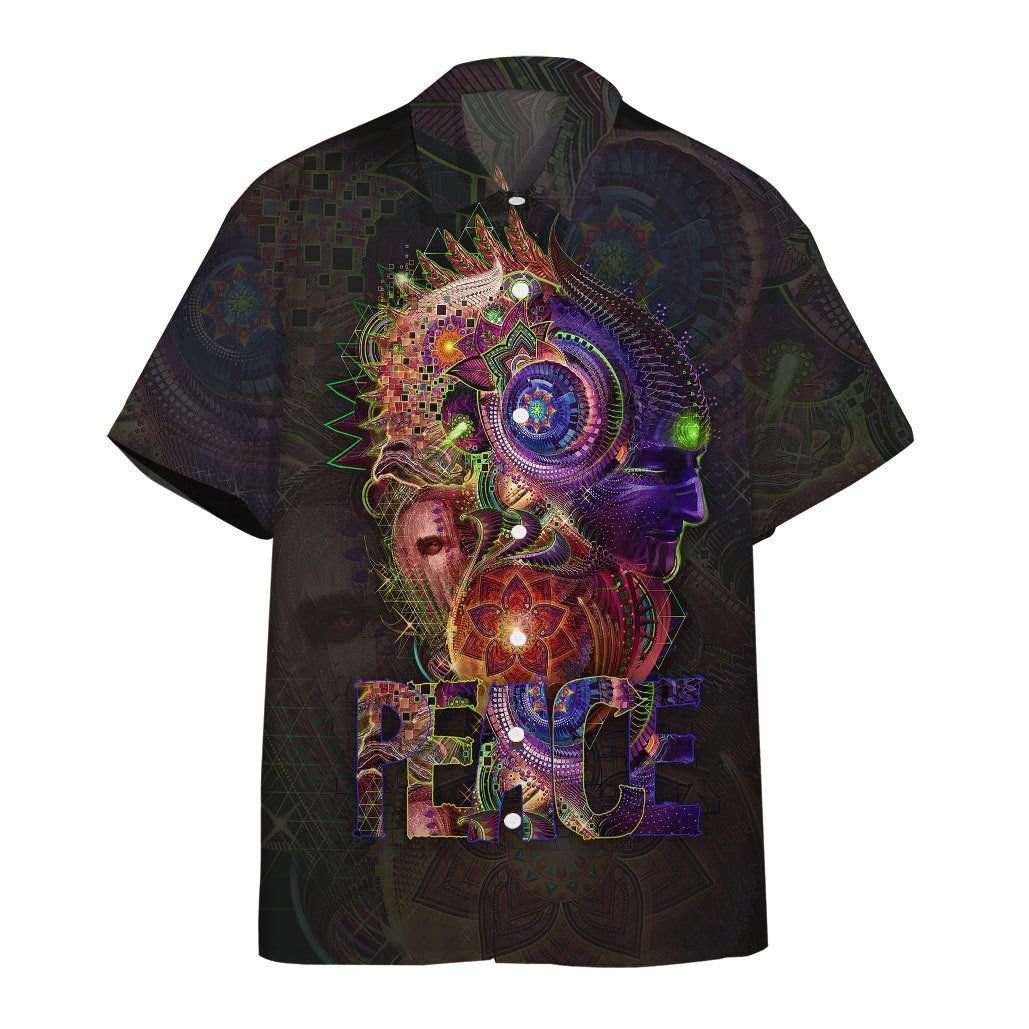 3D Hippie Magic World In Peace Hawaii Shirt