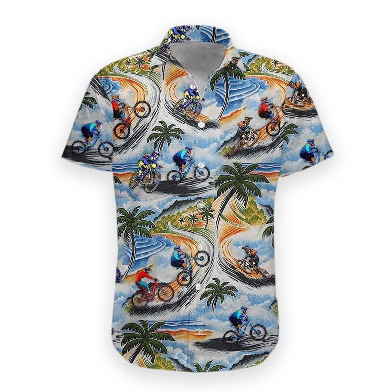 3D Mountain Biking Hawaii Shirt