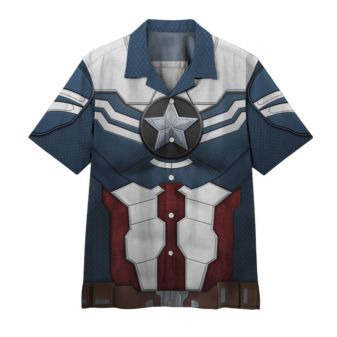 3D Sam Wilson Captain America Custom Hawaii Shirt