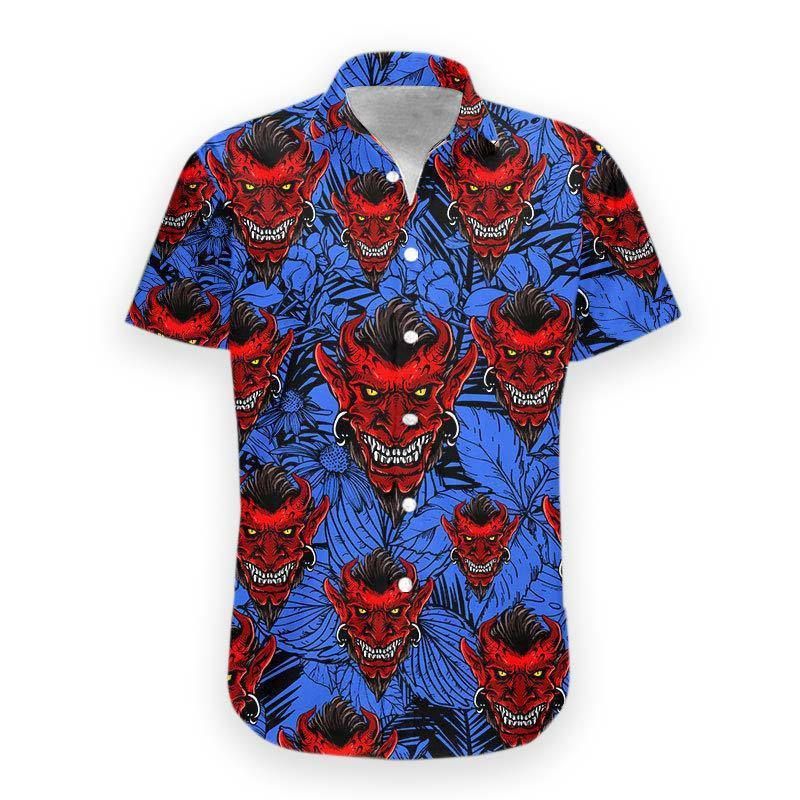3D Satan Hawaii Shirt