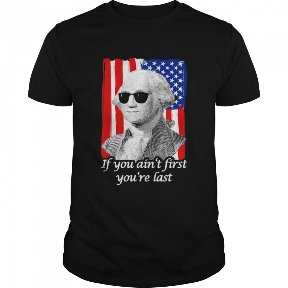 4th July Georg Washington Patriotic Quote Independence Day T-Shirt