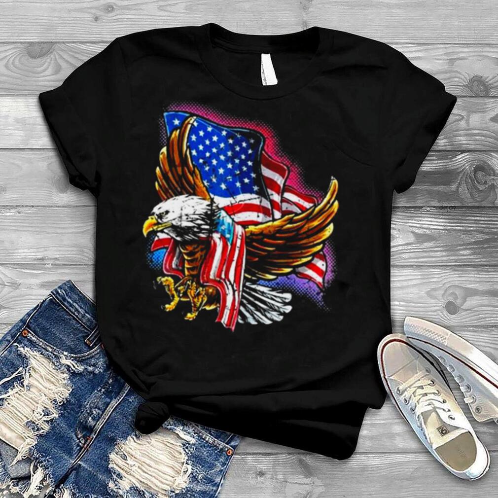 4th Of July Bald Eagle Patriotic Stars Stripes American Flag Shirt
