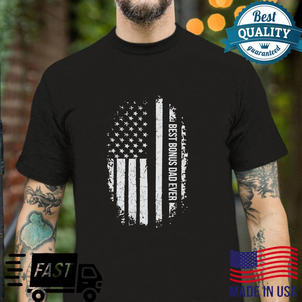 4th of July Design for a Patriotic Step Dad Shirt