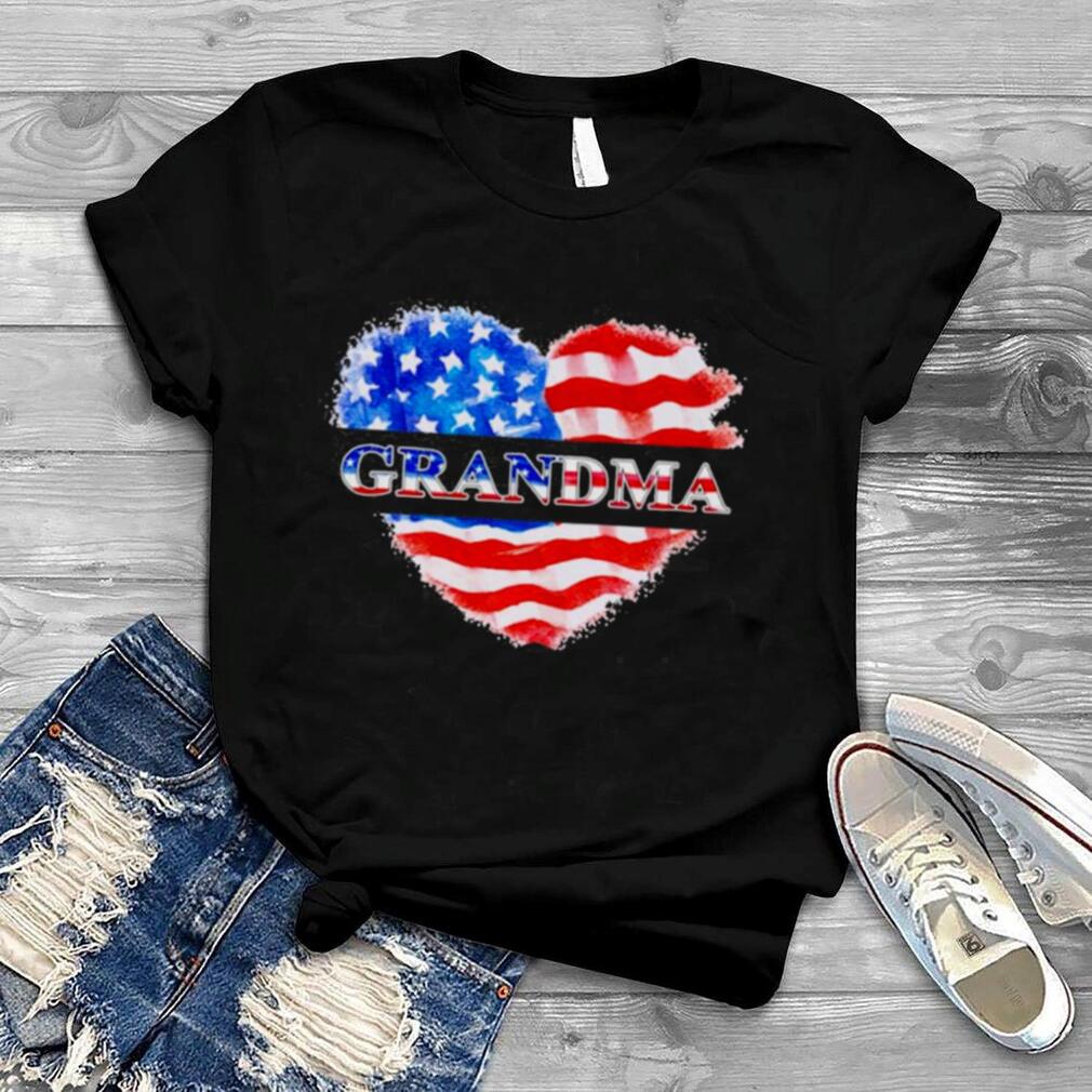 4th Of July Grandma Heart Independence Shirt