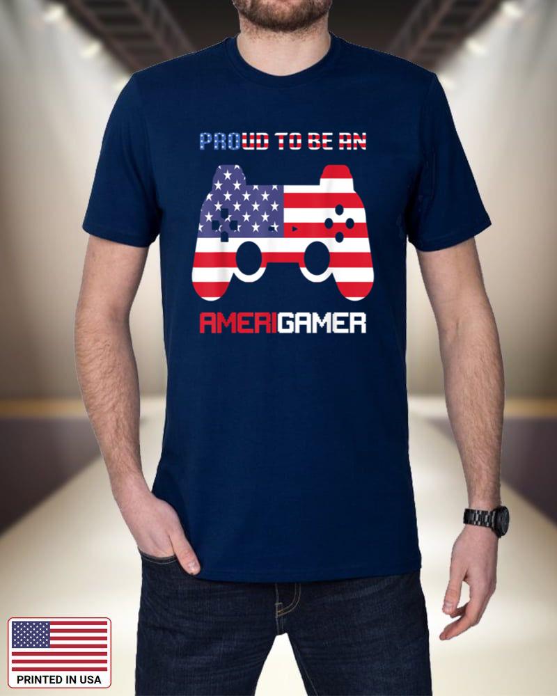 4th Of July T Shirt Video Game Gamer Kids Boys Men USA E9l1b